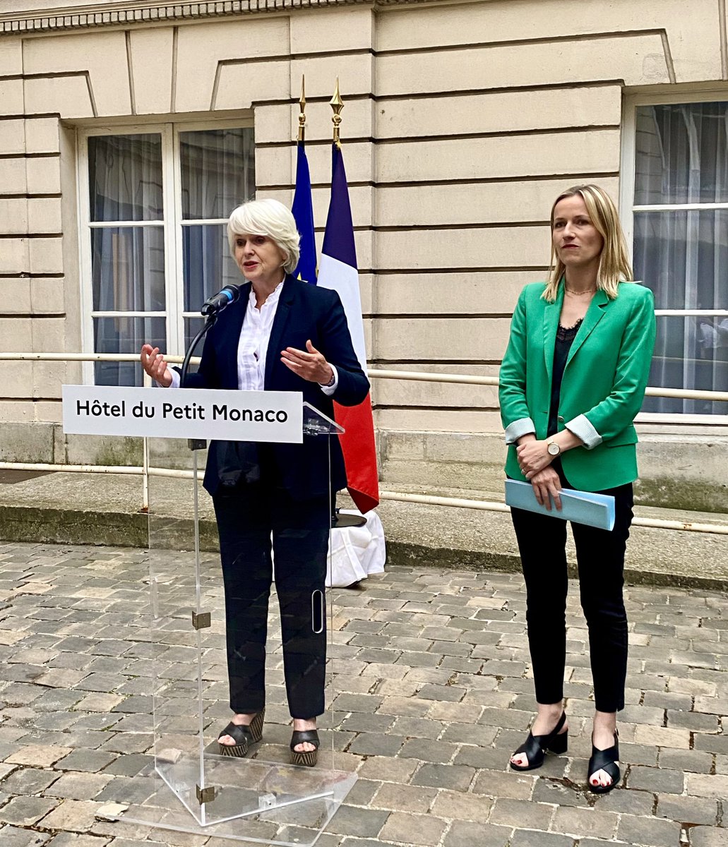 Je quitte le ministère de l’Égalité le coeur serré mais fière d’avoir porté pendant un an la grande cause d’<a href="/EmmanuelMacron/">Emmanuel Macron</a>. 

Merci pour tous vos soutiens. Mon combat continue. 

Pleine réussite à <a href="/BCouillard33/">Bérangère Couillard</a>.