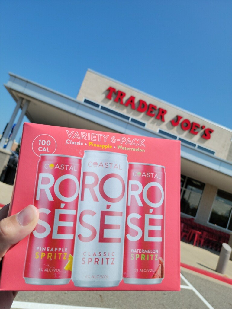 ACGpaul's tweet photo. $ACGX update #CoastalSpritz New Retailer Added #Rose #Spritz #ValuePacks are available at #TraderJoes in #Michigan #Pineapple #Watermelon #ClassicRose #RoseSpritz #CoastalSpritz #OTCMarkets #Investments #Consulting #ACGX https://t.co/kLuMJJWLei