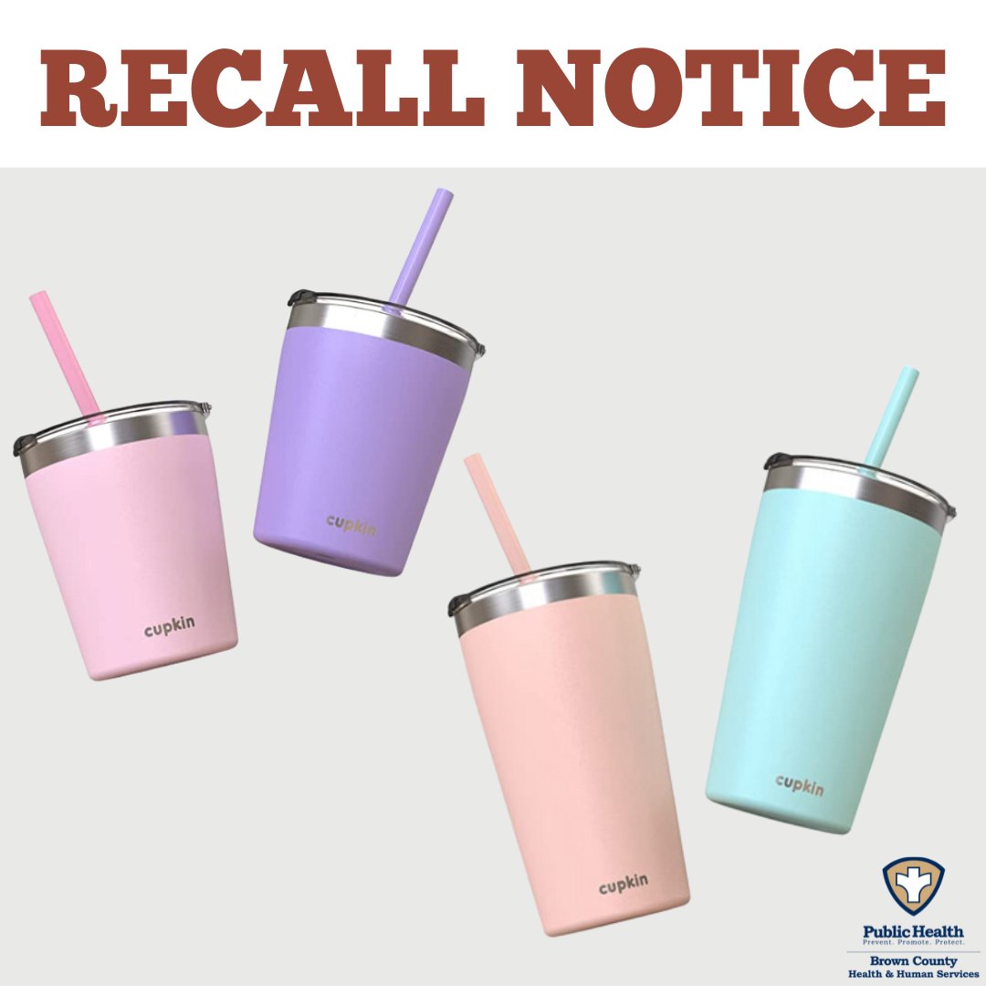 Cupkin children's cups containing lead are recalled 