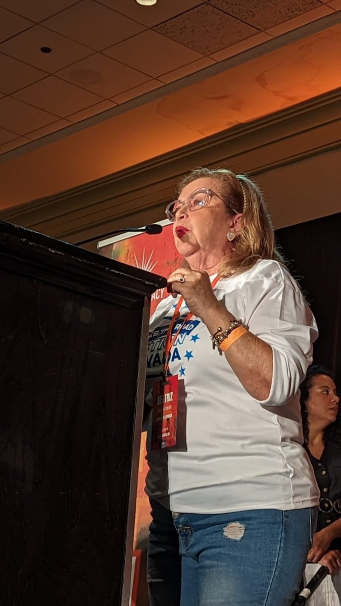 MakeRoadActNJ's tweet image. Si se puede! #PC2023 

Listen to our @makeroadactNV Compa Beatriz Bedoya about her leadership job during the 2022 midterm elections!

@CPDAction @MaketheRoadAct