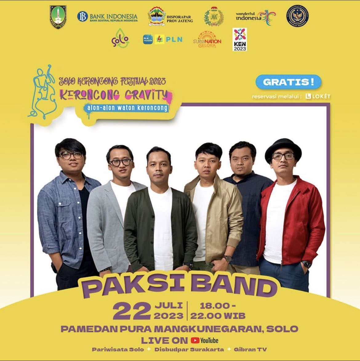 Solo…Besok malam

Jam tampil : Keri Dhewe