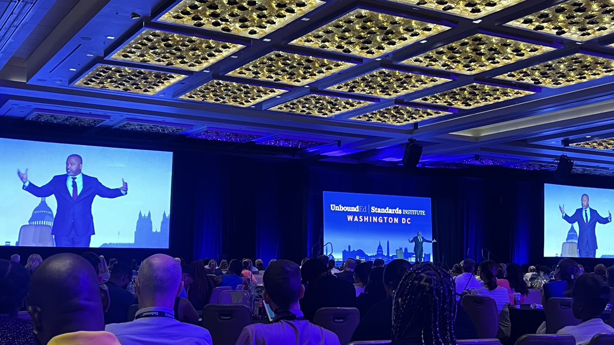 Title1_PGCPS's tweet photo. Dr. Manny Scott keynote speaker ends the week at the UnboundEd Conference #standardsinstitute with the importance of Competence Across Cultures #schoolleaders #UnboundEd #pgcps #education #ESSA #drmannyscott https://t.co/gUfLDHuYFi