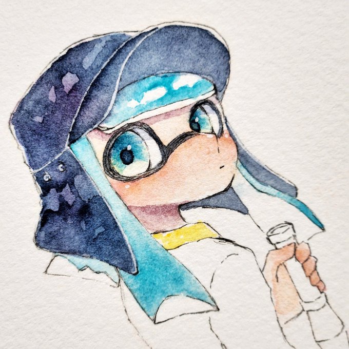 「inkling blue eyes」Fan Art(Latest)