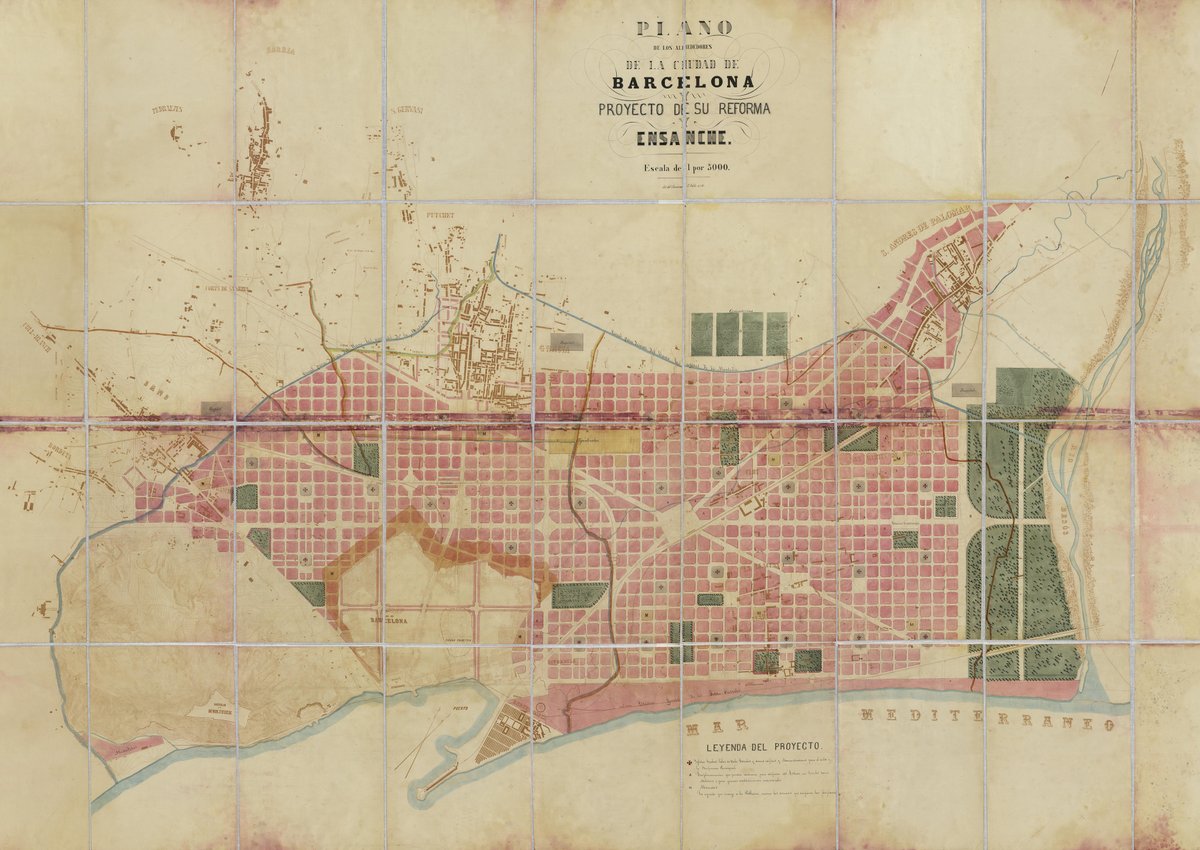La imposició de l'Eixample fou una combinació de:
a) un Cerdà hiperactiu trucant a totes les portes dels poders estatals de Madrit presentant el seu projecte, que enlluernà a tothom
b) l'Ajuntament de Barcelona badant molt
i c) imposició unilateral final del Ministeri de Foment