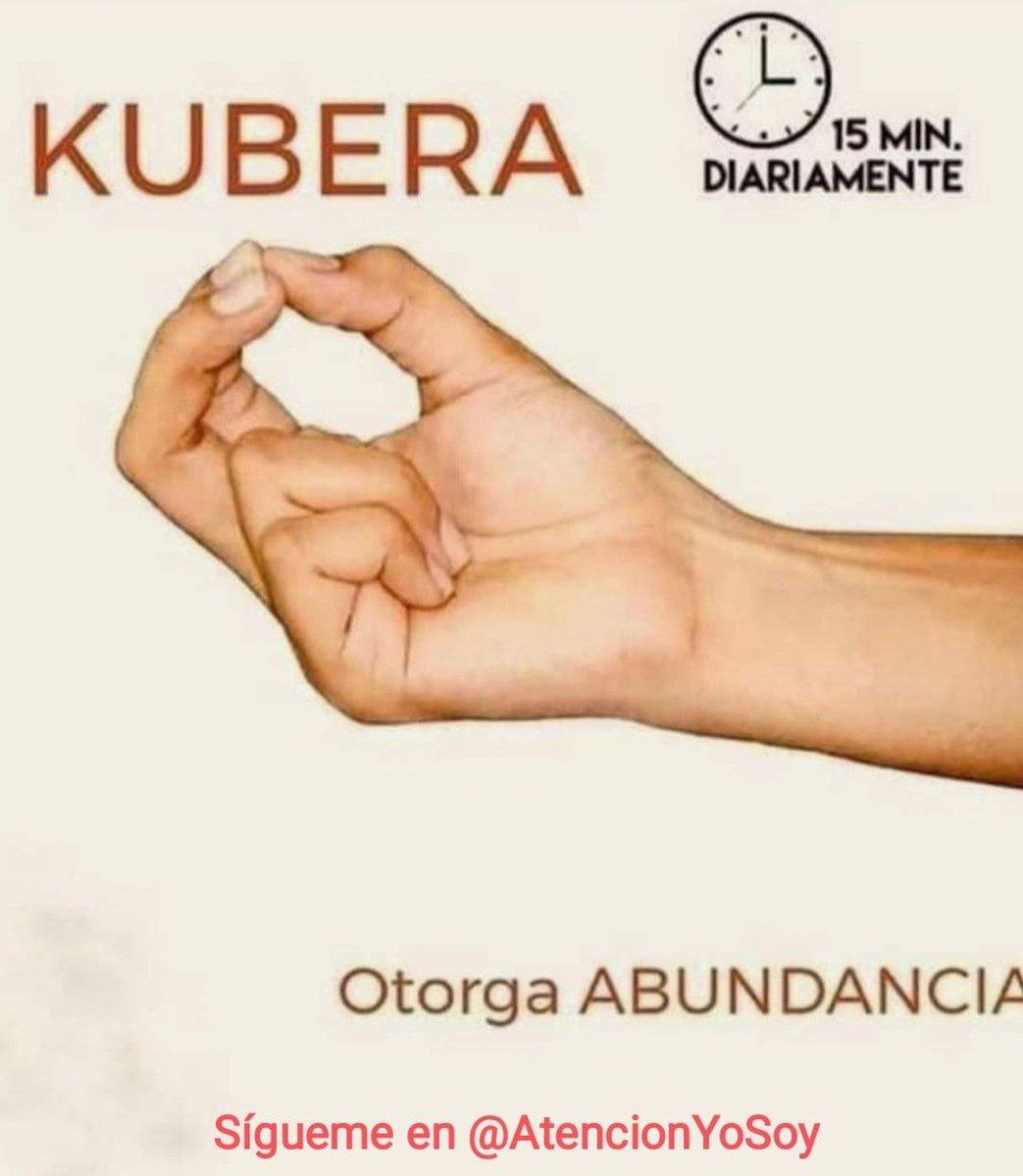🤲✨ ¿Sabías que hay un mudra que si lo practicas a diario te ayuda a manifestar tus deseos y la abundancia en tu vida? 

Te explico cómo a continuación. Descubre el poder de este milenario Mudra.

Abro Hilo🧵🔽