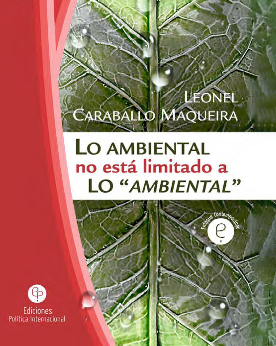 El libro "Lo ambiental no está limitado a lo ambiental", nos regala valiosas reflexiones: ¿Quiénes somos? ¿Qué se ha hecho en materia de protección del cambio climático? Interrogantes vitales en el presente y para el futuro. ¡Se los recomiendo! ==> bit.ly/3DmSSGY