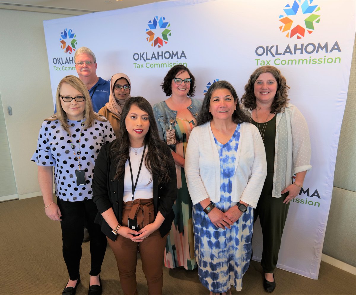 oktaxcommission's tweet photo. We are starstruck by our Q2 ALL-STARS โ Ashley, Jessica, Jim, Kyla, Maria, Syeda and Theresa! Thank you for your willingness to go the extra mile, as you continue to raise the standard for the rest of our team. It is an honor to celebrate all you do! #BeOTC https://t.co/oN4y6gMvr4