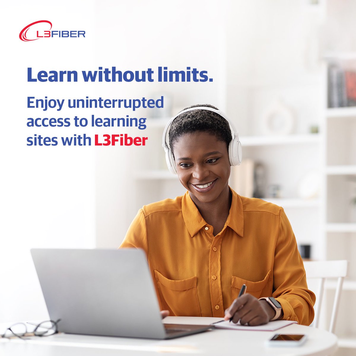 Layer3NIGERIA's tweet photo. Tired of buffering videos and slow network?

Finish your online courses with L3Fiber’s fast and reliable broadband service.

Click on the link in our bio to get started or call +234 909 452 9373.
#FTTH #L3Fiber #BroadbandInternet #BroadbandinLagos #BroadbandinAbuja #Internet https://t.co/OyJt8AaeNZ