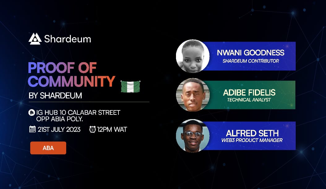 MrDarlionjerry's tweet photo. #Sharedeum
#ProofOfCommunity
@sharedeumfans
@sharedeum
Happening live in Aba City.
@ IG Hub 10 Calabar Street. https://t.co/D1rqamz7bc