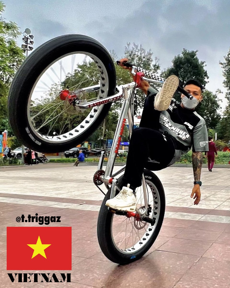 sebikes's tweet photo. Check the steeze with @t.triggaz in Vietnam.🇻🇳 It’s so rad seeing riders around the world united by #sebikeslife! 📸@hieukid.sm #seworldwide #sebikes #bmxlife #bikelife #fatquad https://t.co/974TTdf3sk