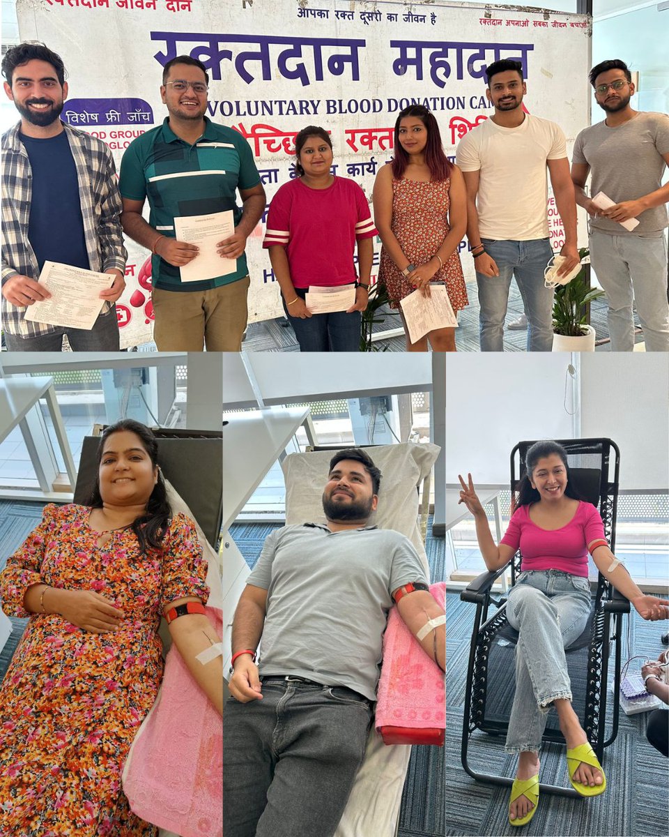 icubes_wire's tweet photo. An inspiring day at iCubeswire as we hosted our Blood Donation Camp. Demonstrating the power of community and commitment to social responsibility, one donation at a time.

#BloodDonation #Community #Compassion #SocialResponsibility #GiveBlood #BloodDonationCamp #iCubeswire https://t.co/Q09tQN8oKy