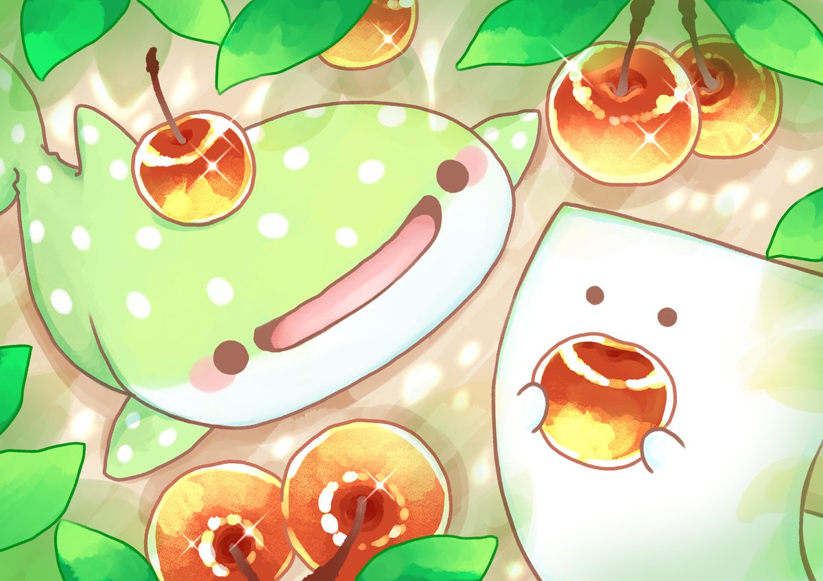 「もめんとメロンソーダじんべえざめ 」|湊谷 鈴🥝絵本クラファン中🌸イラストのお仕事受付中のイラスト