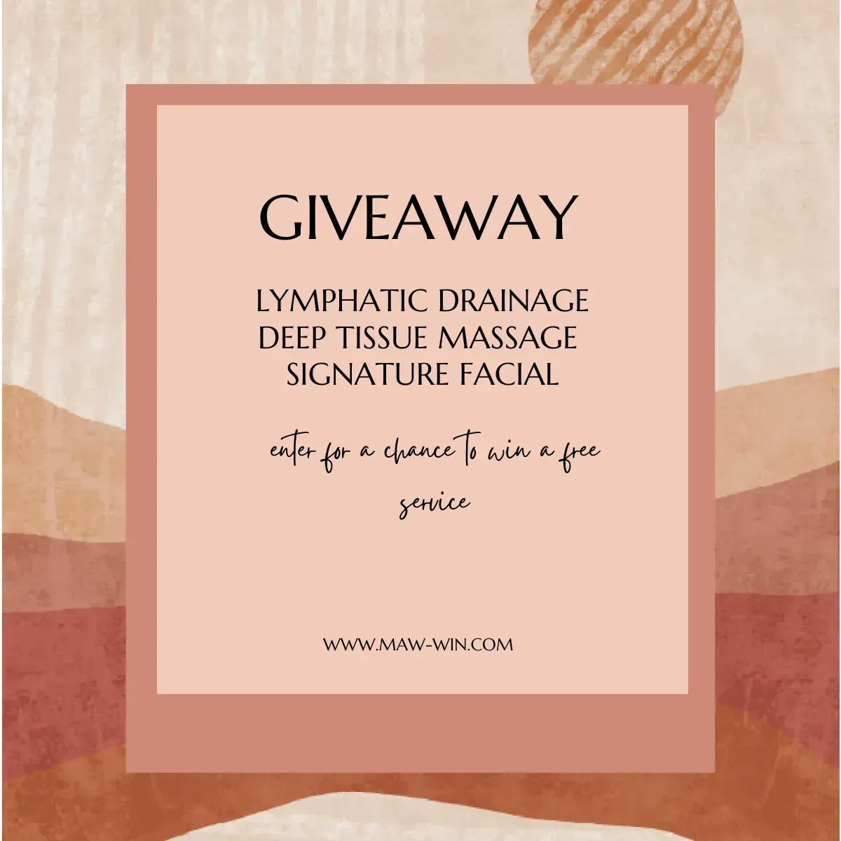 Largo_Wellness's tweet image. ⏰ Last Chance Alert! 🎉 Don't miss out on your shot to win! Head over to maw-win.com and enter now for a chance to win! #Giveaway #spa #lymphaticmassage #deeptissuemassage #signaturefacial