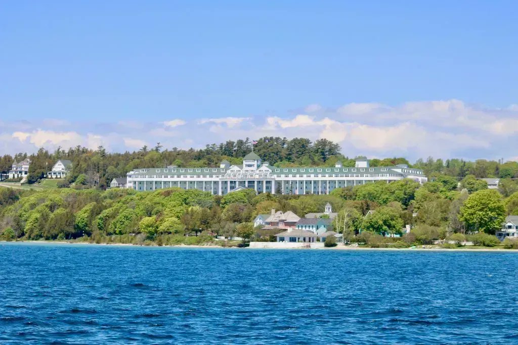 I always get so excited when the Grand Hotel comes into view during my ferry ride to the Island.  Who else feels this way?
#mackinacisland #mymackinac #grandhotel Grand Hotel