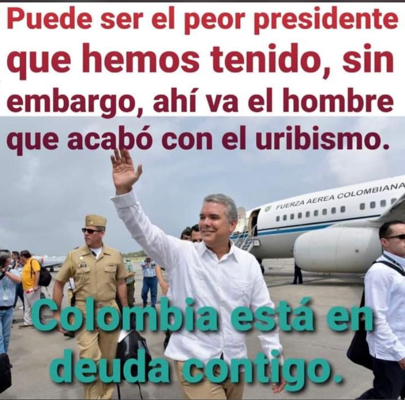XPost1A's tweet photo. Grande Iván Duque. https://t.co/cdpWmDtwev