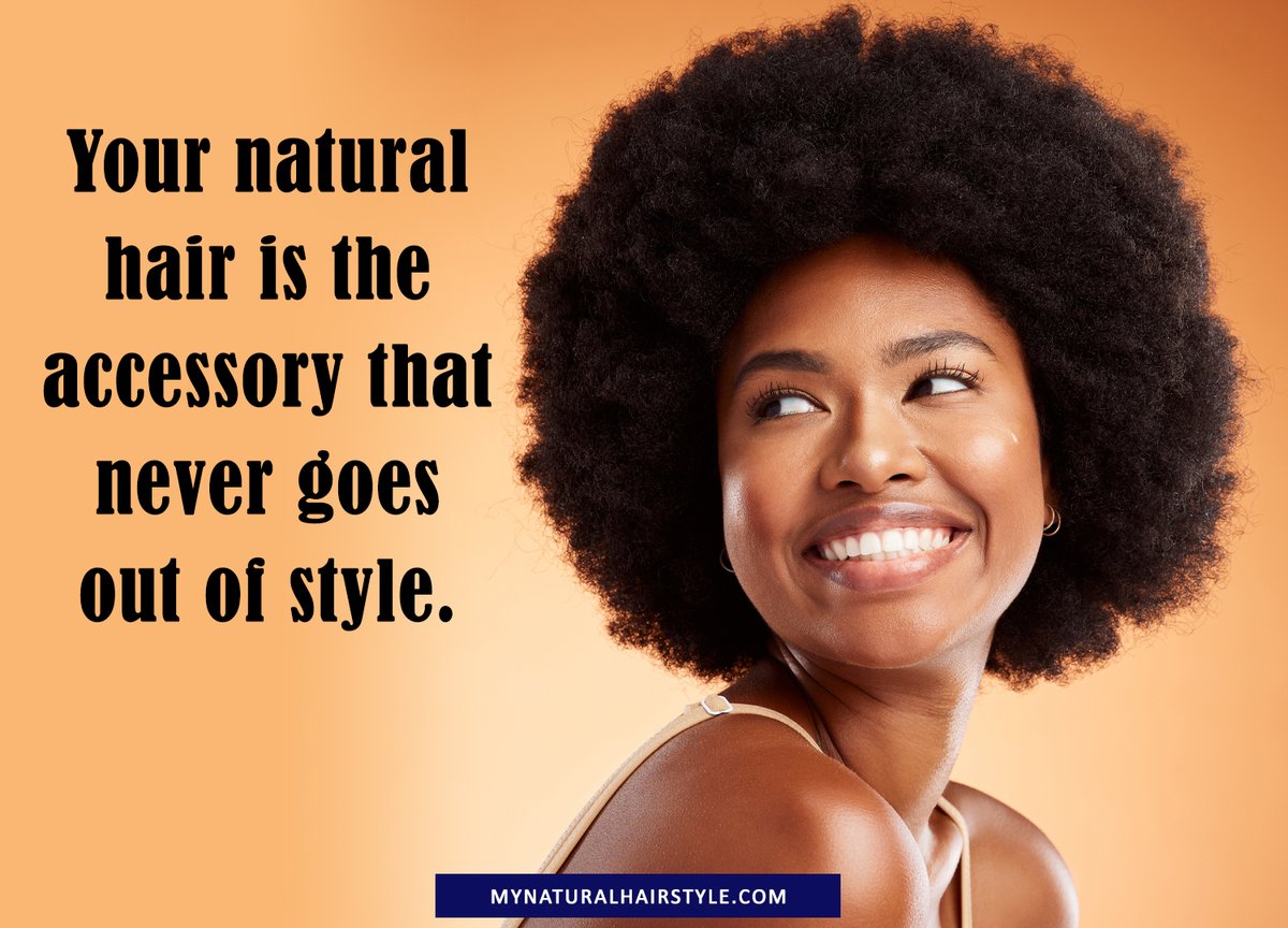 Remember: Your natural hair is the accessory that never goes out of style. Keep shining, keep thriving, keep being you. 🌟🖤 
mynaturalhairstyle.com 

#NaturalIsBeautiful #NaturalHair #Naturalbeauty
#mynaturalhairstyle #naturalhairsistas #teamnaturalhair #unconditionedroots