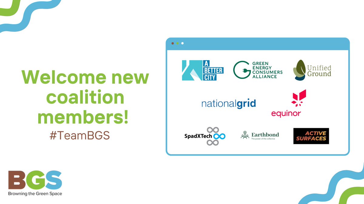 BGSMatters's tweet image. We&apos;re thrilled to welcome @ABetterCity, @GEConsumers, @UnifiedGround, @nationalgridMA, @Equinor_US, @ActiveSurfaces, @earthbondco, and SpadxTech to #TeamBGS! Learn more about how to join our growing community for learning and accountability: bit.ly/bgs-membership