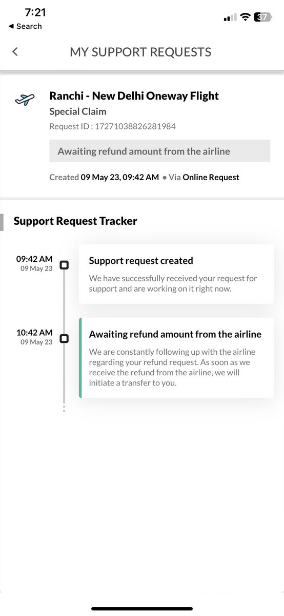zahidchoco's tweet photo. No one is listening regarding Tickets cancellation from airlines, Refund still awaited since three months. Neither @GoFirstairways  nor @makemytrip where we can connect for refund. @JM_Scindia @HardeepSPuri @makemytripcare https://t.co/c7vMUuffTx