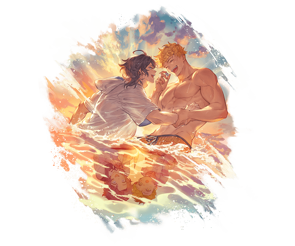 Summer Lancelot and Vane's bonus pose