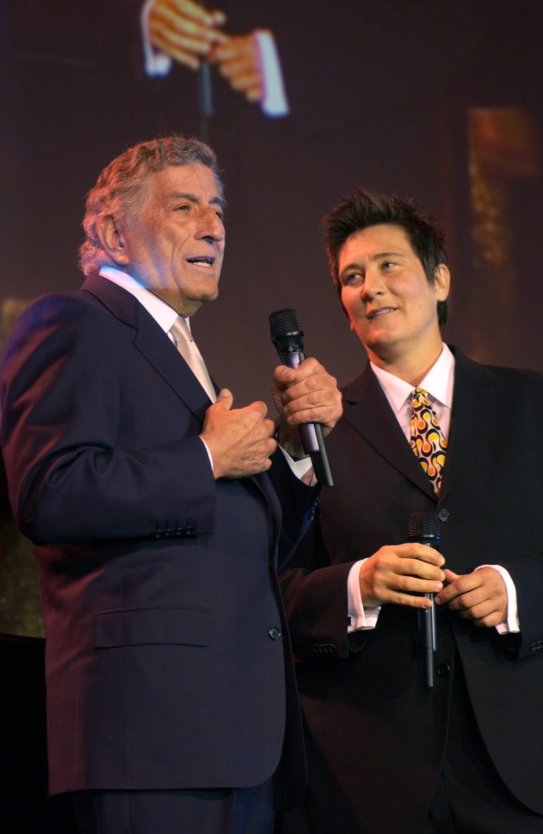 Rest in Peace Tony Bennett. Throughout his career, Tony recorded with several queer artists including <a href="/ladygaga/">Lady Gaga</a>, <a href="/eltonofficial/">Elton John</a>, George Michael, and of course, <a href="/kdlang/">k.d. lang</a>, with whom he won a GLAAD Media Award at the 14th Annual GLAAD Media Awards in 2003.