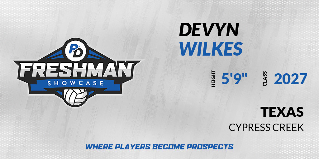 Welcome Class of 2027 Devyn Wilkes (<a href="/DevynWilkes2027/">Devyn</a>) of Cypress Creek to the <a href="/PrepDigTX/">Prep Dig Texas</a> Showcase on 7-22 @ Texas Tornados. 

🔥🏐 #PDFreshmanShowcaseTX 🏐🔥

Register NOW! 👇  events.prepdig.com/e/771/register…