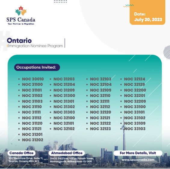 The Ontario PNP Draw 🇨🇦

#ontariocanada #ontariodraw2023 #livingincanada #immigratetocanada #draw #workingincanada #immigrationconsultant #canada🇨🇦