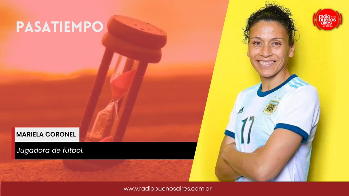 [🔴AHORA] En "Pasatiempo"

Hablamos con Mariela Coronel <a href="/marie_chu20/">Mariela Coronel</a>, ex jugadora de la selección argentina.

➡️Actualmente juega en el Rayo Vallecano <a href="/RayoFemenino/">Rayo Femenino</a>, disputó los Mundiales 2003, 2007 y 2019 siendo la única junto a Vanina Correa en estar en 3 mundiales.