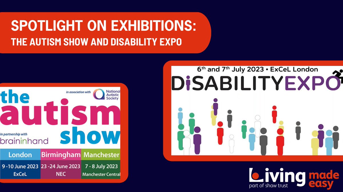 We are shining a spotlight on some of the fantastic events the team have attended this month, and why they are important to what we do. Click the link to read more livingmadeeasy.org.uk/about-us/news-… 
#TheAutismShow #DisabilityExpo #LivingMadeEasy #DLF