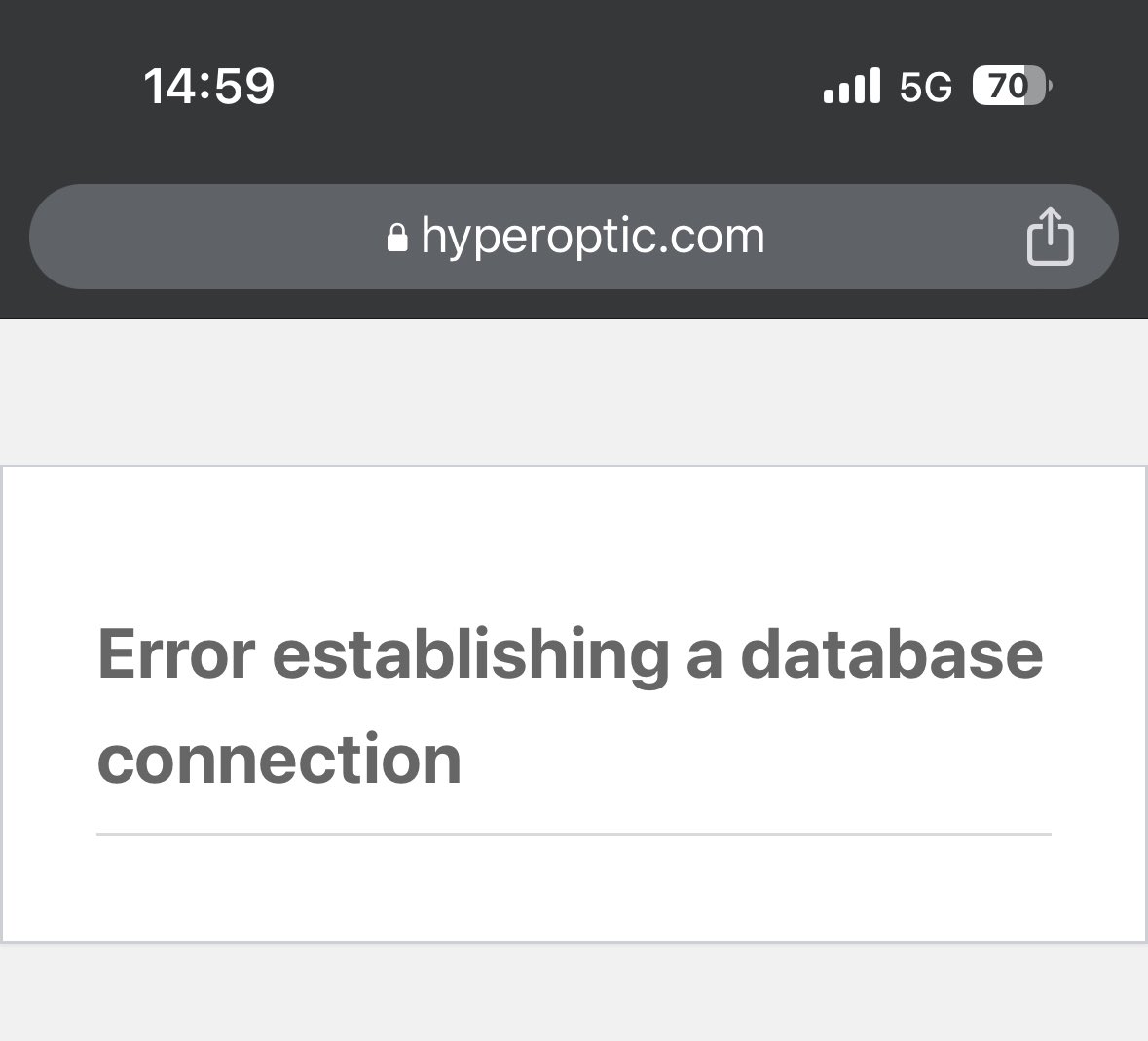 Guessing a service outage? @Hyperoptic @HyperopticCS