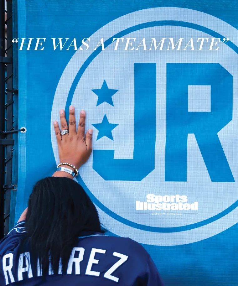 stephapstein's tweet photo. Rays bullpen catcher Jean Ramírez took his own life last year. Since then, his parents have tried to heal the Rays, and the Rays have tried to heal his parents. 

“I lost my son. But God gave me 40 sons.”

Today’s @SInow Daily Cover:

https://t.co/2MD5ip8SnN https://t.co/i234notzwJ