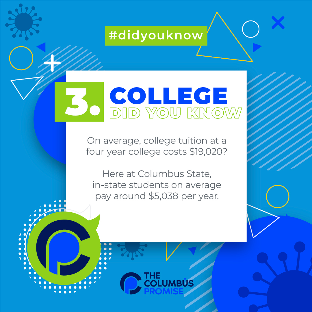 Like and follow for more important higher education facts!

<a href="/cscc_edu/">Columbus State</a> 

#CBUSPROMISE