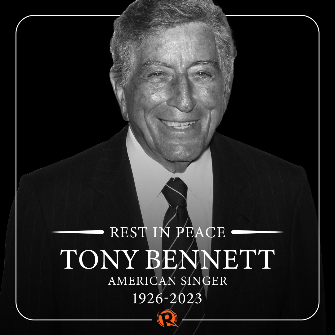 Tony Bennett, the smooth American singer who had an enduring hit with “I Left My Heart in San Francisco” and remained perpetually cool enough to win over younger generations of fans well into the 21st century, has died at the age of 96. rappler.com/entertainment/…