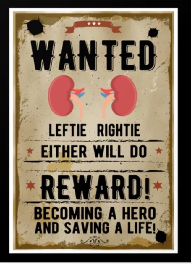 1highrisk's tweet photo. #ineedakidneytransplant 
I am looking for someone that would like to donate a kidney as I am in Stage 4 kidney failure. DM me ill sent you the information,  peace and Rock on https://t.co/ASaJPIp9KU