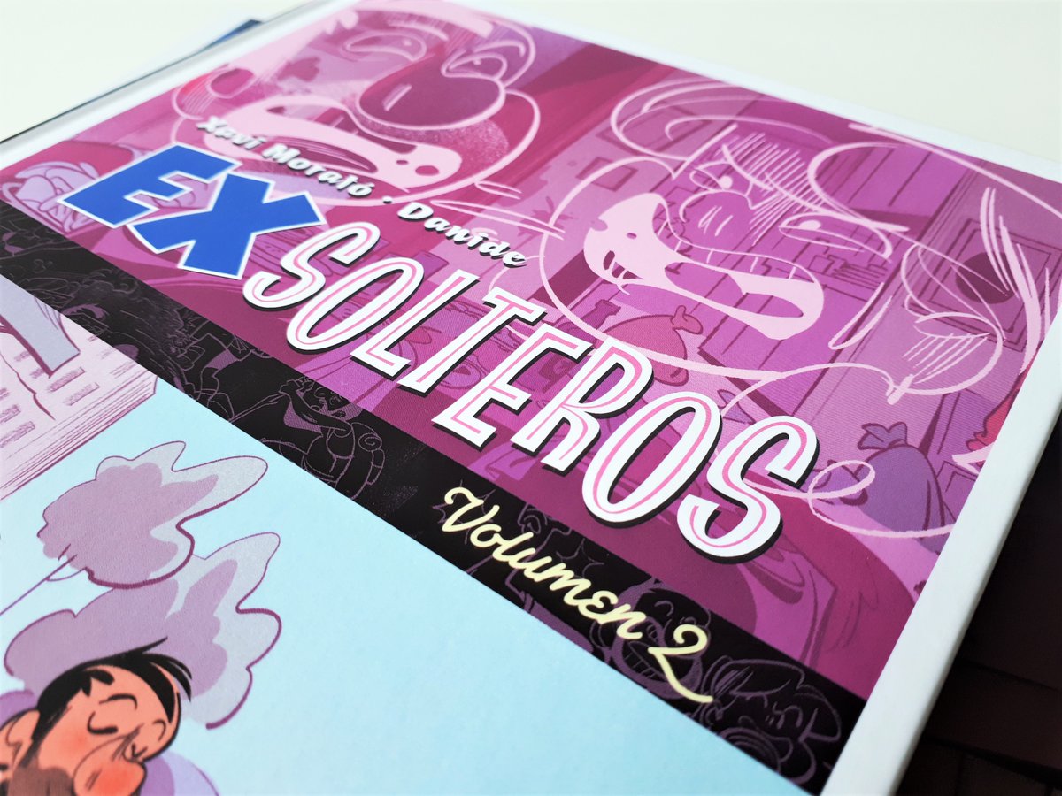 ¡Finaliza la recopilación de #Exsolteros, la comedia romántica de <a href="/xavimorato/">Xavi Morató</a> y Danide! Este volumen incluye más tiras protagonizadas por Marta y Ramón, así como otras historias realizadas por el dúo creativo: eccediciones.com/catalogo/ecc-c…