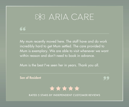 AriaCareUK's tweet photo. A lovely piece of feedback about St George's Care Home in Bristol - we love hearing from the people living in our communities and their families too! https://t.co/HJlUEjevlu