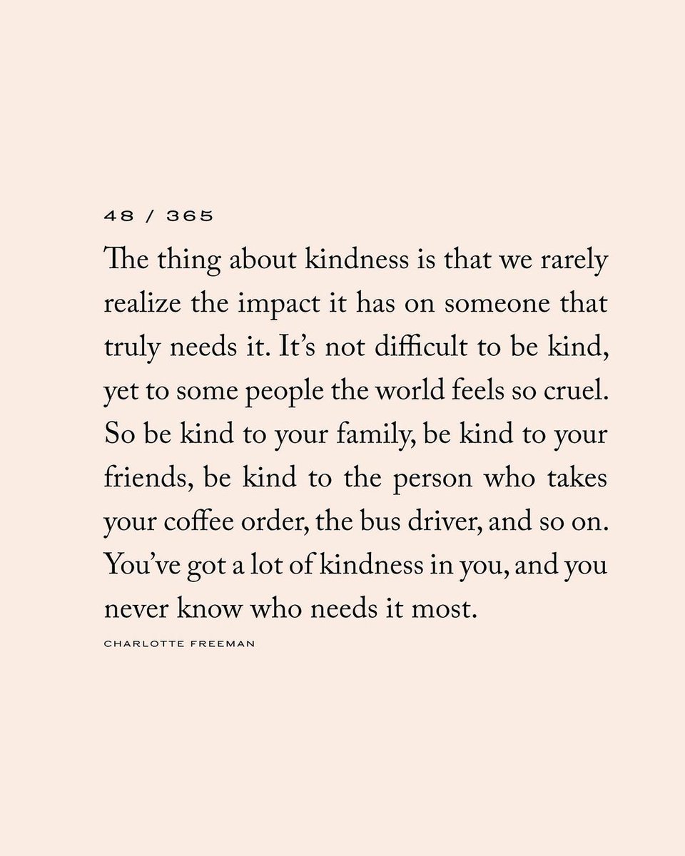 ThoughtCatalog's tweet photo. Be kind. You never know who needs it most. 💛 https://t.co/hVYXlPA9YI