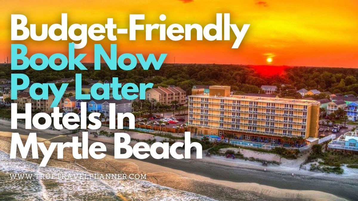 TrueTraveler7's tweet photo. Post-pay is the best option provided by some of the hotels. Book in advance, book now and pay later for hotels in Myrtle Beach. https://t.co/Ter18zH2Dn
#BookNowPayLater #paylaterhotels #booknowpaylaterhotels #postpayhotels #MyrtleBeach #myrtlebeachhotels #hotelsinmyrtlebeach https://t.co/vMScySjCwc
