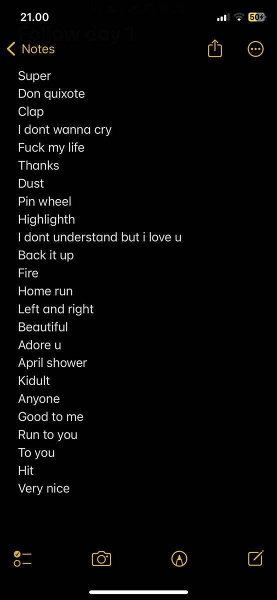 joshu_a_coustic's tweet photo. List Lagu di ‘Seventeen Tour Follow The Soul’
Hi guys, ku masih carat baru. Tp seneng bgttt bisa nonton konser mereka meskipun onlinee😭😭 gasia sia jg tiap hari ngeplay lagu lagunya sebagian jd tau lagu lagunya😭👍🏻
#SEVENTEEN #seventeentour #followtheseoul #svtconcert https://t.co/lnRkUIMhHN