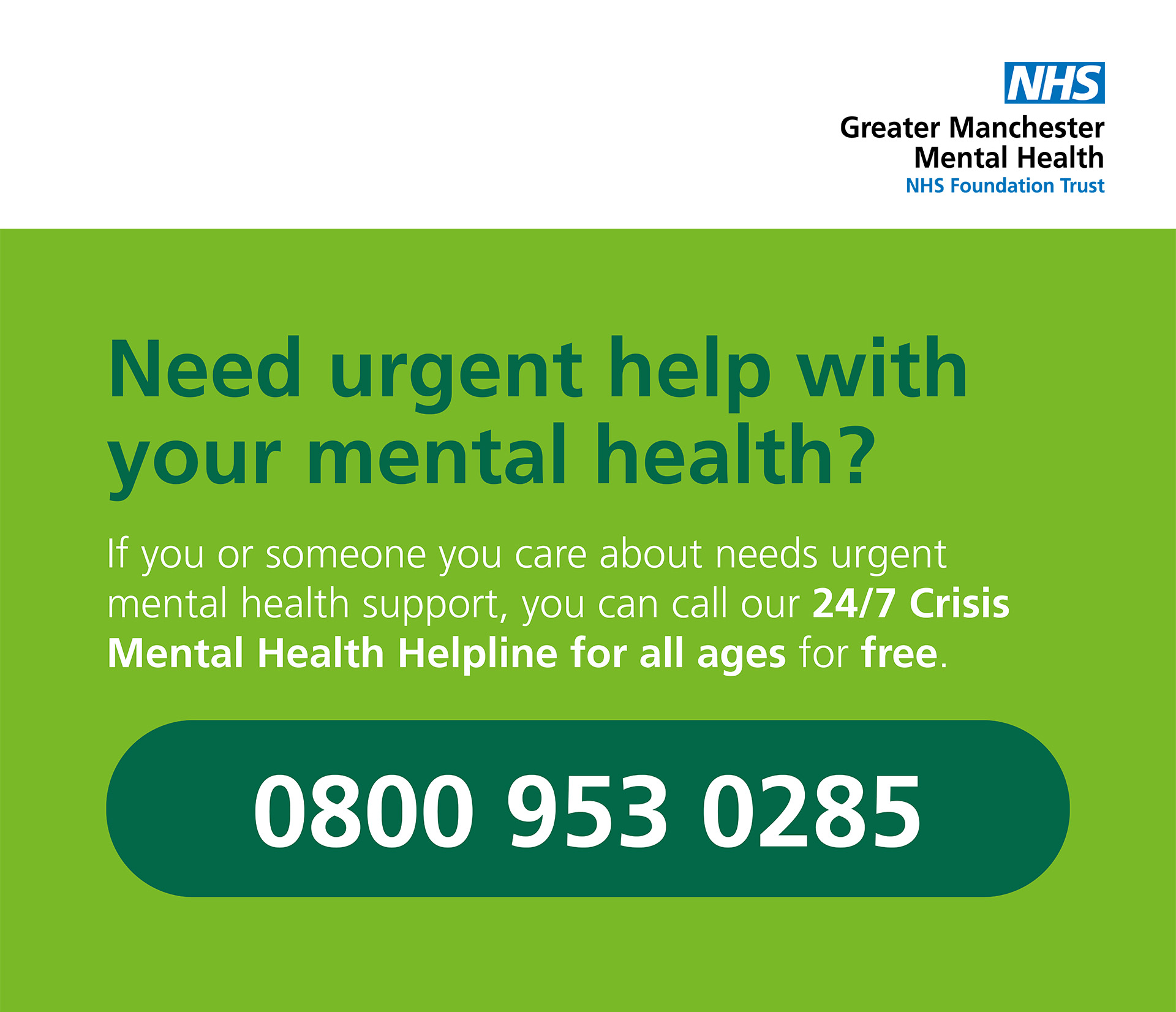 Greater Manchester Mental Health on Twitter "A&Es across Greater