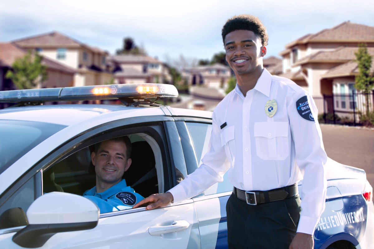 AlliedUniversal's tweet image. Visibility is a powerful crime deterrent. By their presence alone, Allied Universal® security professionals enhance your employees’ safety and reduce the risk of vandalism or theft on your property. ow.ly/TFfO50P7Ozk
#SecurityPatrol #PatrolSecurity #Security