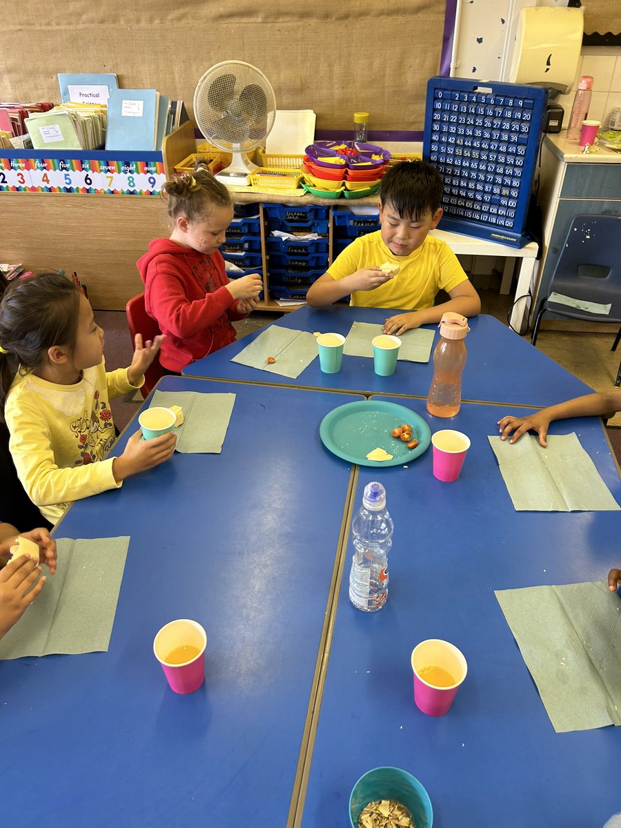 Year3StPeters's tweet photo. Year 2 have had mucho fun on Spanish Day! 🇪🇸 We enjoyed Spanish trying delicious montaditos and refreshing naranja after dance! https://t.co/T1aF4CzPRY