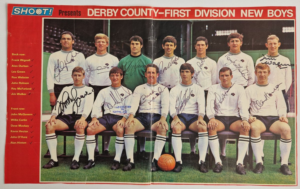 rodstrickland74's tweet photo. Spent this morning with @dcfcofficial
Legend #JimWalker, a top bloke with some great stories!
Jim helped me complete my 1968/69 2nd Div Championship team poster.
๐๐๐
#dcfc #dcfcfans #dcfcshirtcollector https://t.co/dnTraT4aM6