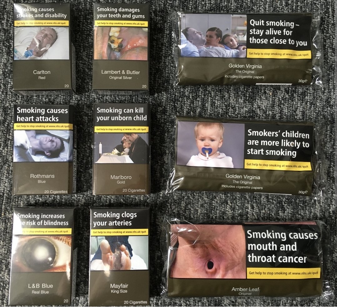 itsmee245's tweet photo. @bradley27247199 @AllBiteNoBark88 Yeah they did that in the UK years ago. Also, all cigarettes and tobacco come in the same brown/khaki packaging as to not attract children....while stocking blueberry candyfloss rainbow coloured vapes next to them. https://t.co/OLZdgEQH1c