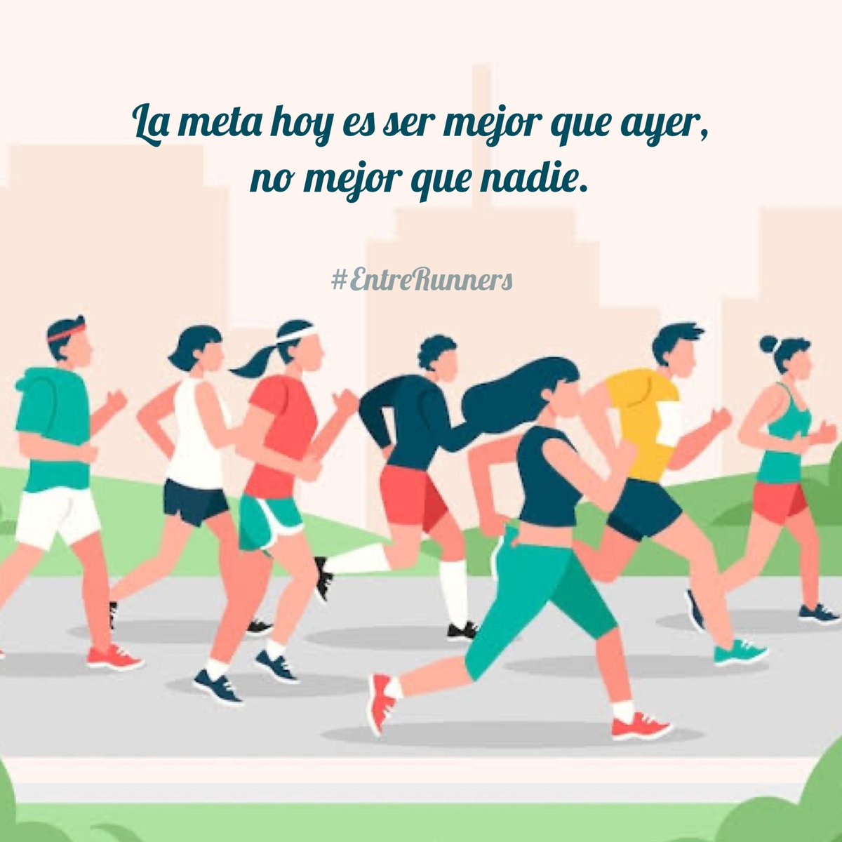 Enfócate en ti, en tu proceso y en tu evolución. #EntreRunners