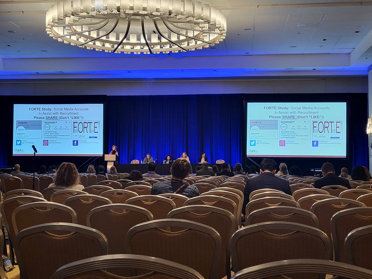Thank you @DeborahWBruner1 for highlighting FORTE Study successes with accrual and dissemination of materials at the NCORP Townhall! 
@NRGonc #NRG2023 #NRG10