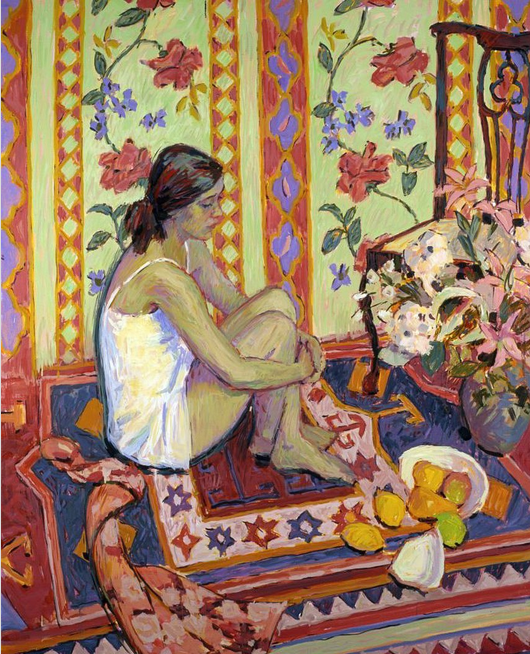 Hugo Grenville, Seated Figure with Broken Bowl and Lemons.