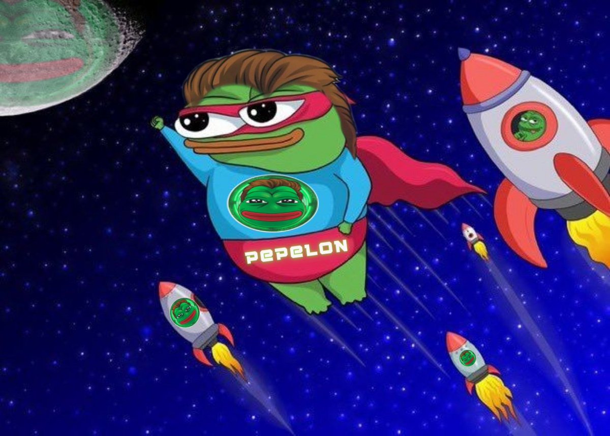 👑
🐸Good afternoon #Pepelon family

💪🐸👊 Our great superhero Pepelon will save us from this bear market and take us to mars in a great bull run.

#Pepelon #100x #Pepe $Pepe #Elon #Shib #BNB    #ElonMusk