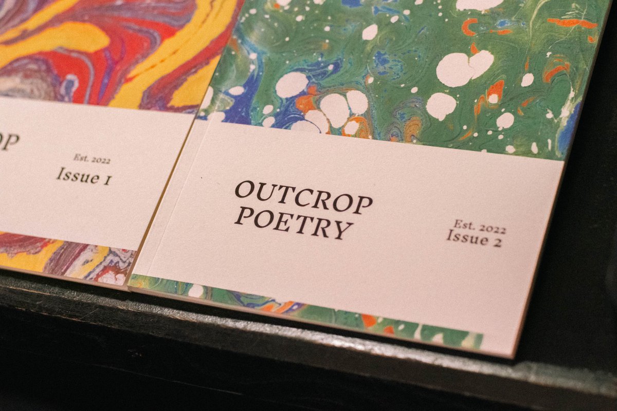 A couple more launch images! Outcrop issue 2 is alive and well, available at outcroppoetry.com/store Big thanks to all the wonderful people who made the issue a reality, and to @tweetwronger for hosting us! Submissions for issue 3 are OPEN! #poetrylovers #poetry #poem