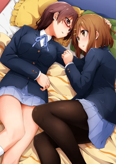 夏コミに出す唯和本の表紙です。