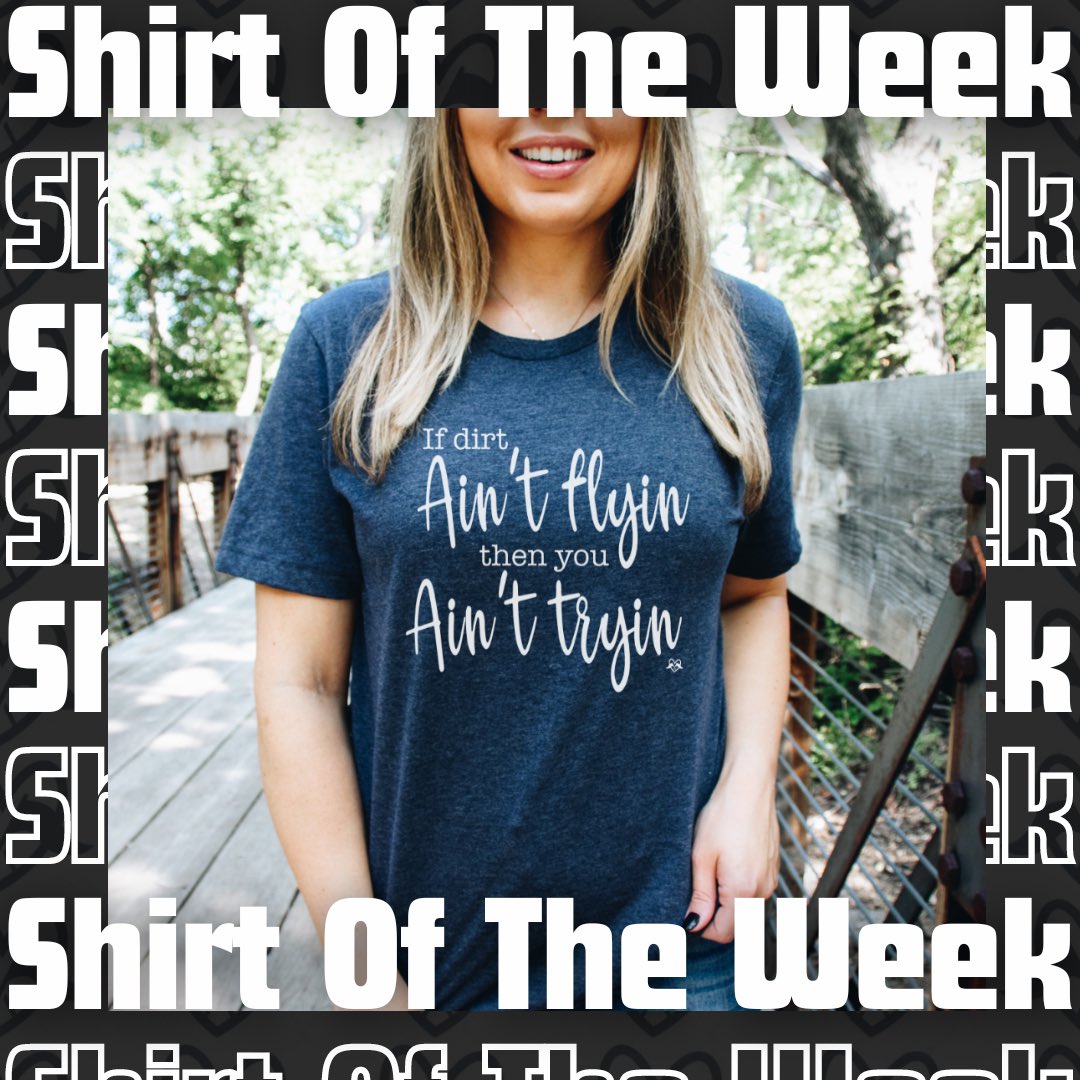 ShopHighline's tweet photo. It’s Friday which means it’s time for another shirt of the week! 🏁

Grab this OG tee for only $18 now through 7/27! Also available in multiple colors! 🤍

#highlineclothingco #deal #savings #racing #dirttrackracing https://t.co/NA6MufsQyl